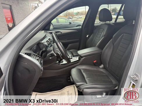 Used 2021 BMW X3 xDrive30i w/ Premium Package image 10