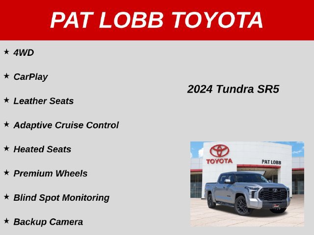 Used 2024 Toyota Tundra SR5 w/ TRD Sport Premium Package AWD/4WD image 37
