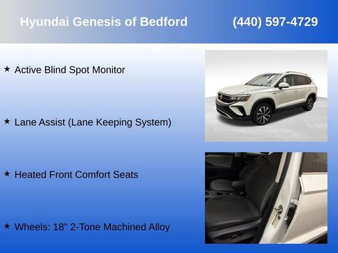 Used 2022 Volkswagen Taos SE w/ Panoramic Sunroof Package FWD image 27
