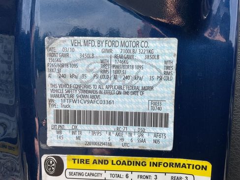 Used 2010 Ford F150 XLT RWD image 21