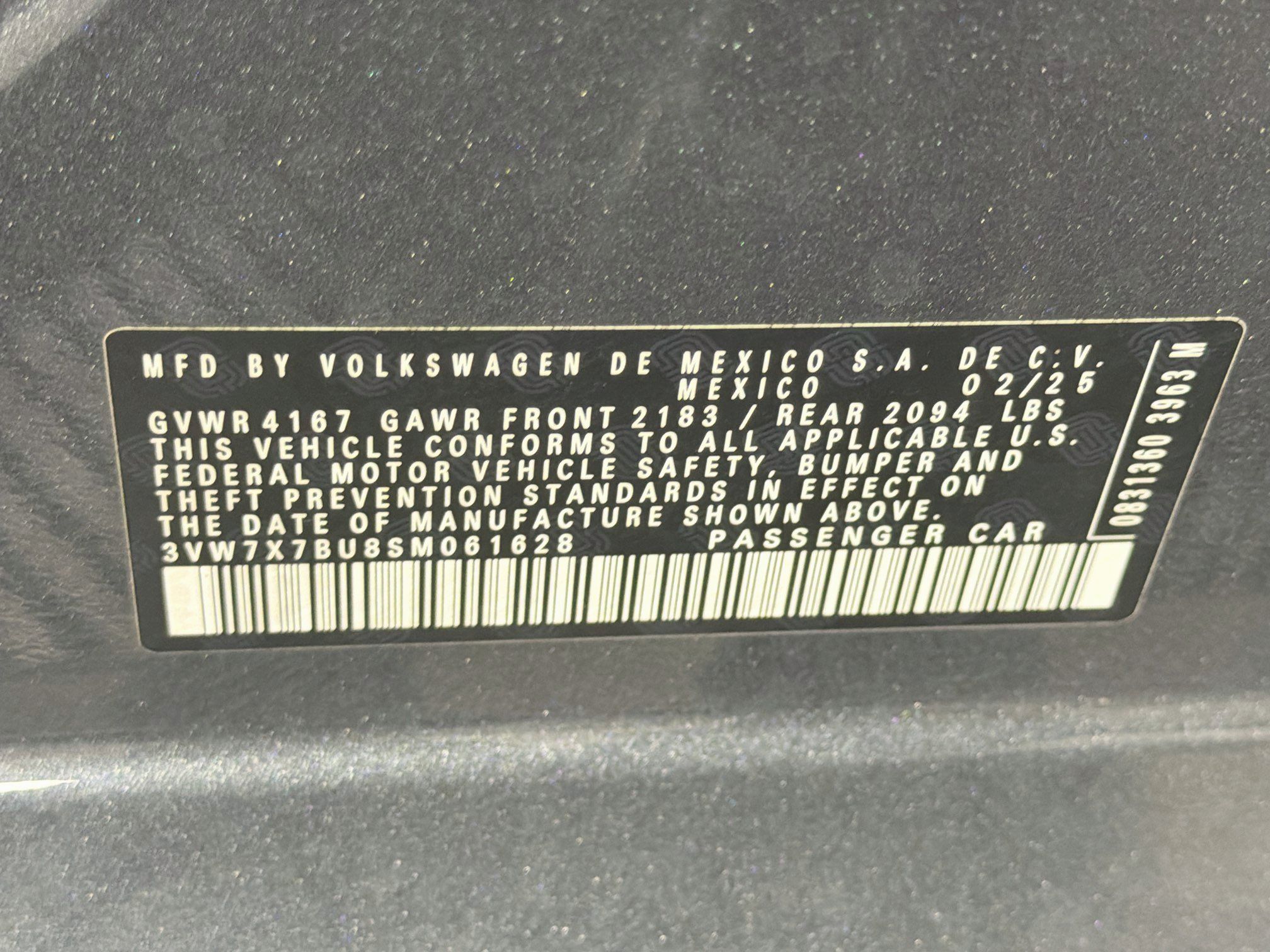 Used 2025 Volkswagen Jetta SE FWD image 12