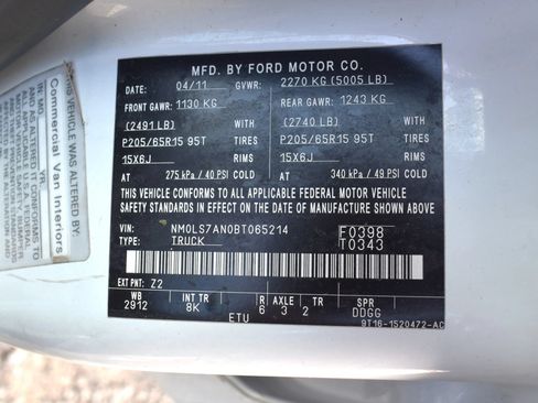 Used 2011 Ford Transit Connect XL FWD image 28