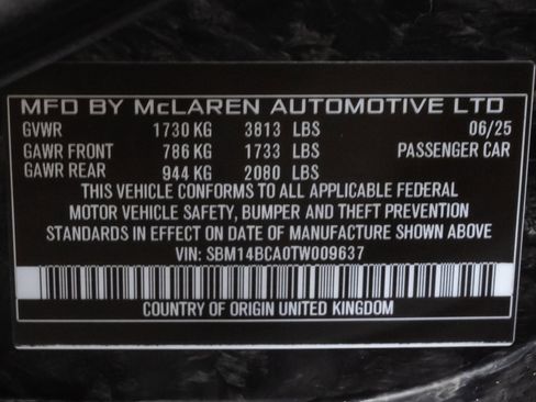 Used 2026 McLaren 750S Spider RWD image 82