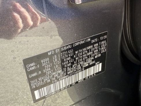 New 2026 Subaru Ascent Bronze Edition image 30