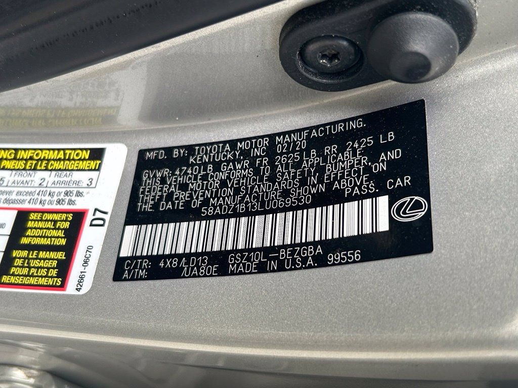 Used 2020 Lexus ES 350 w/ Premium Package FWD image 42