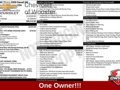 Used 2020 GMC Sierra 2500 Denali w/ Denali Ultimate Package