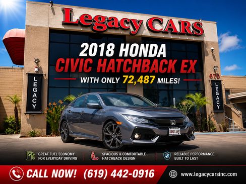 Used 2018 Honda Civic EX image 2