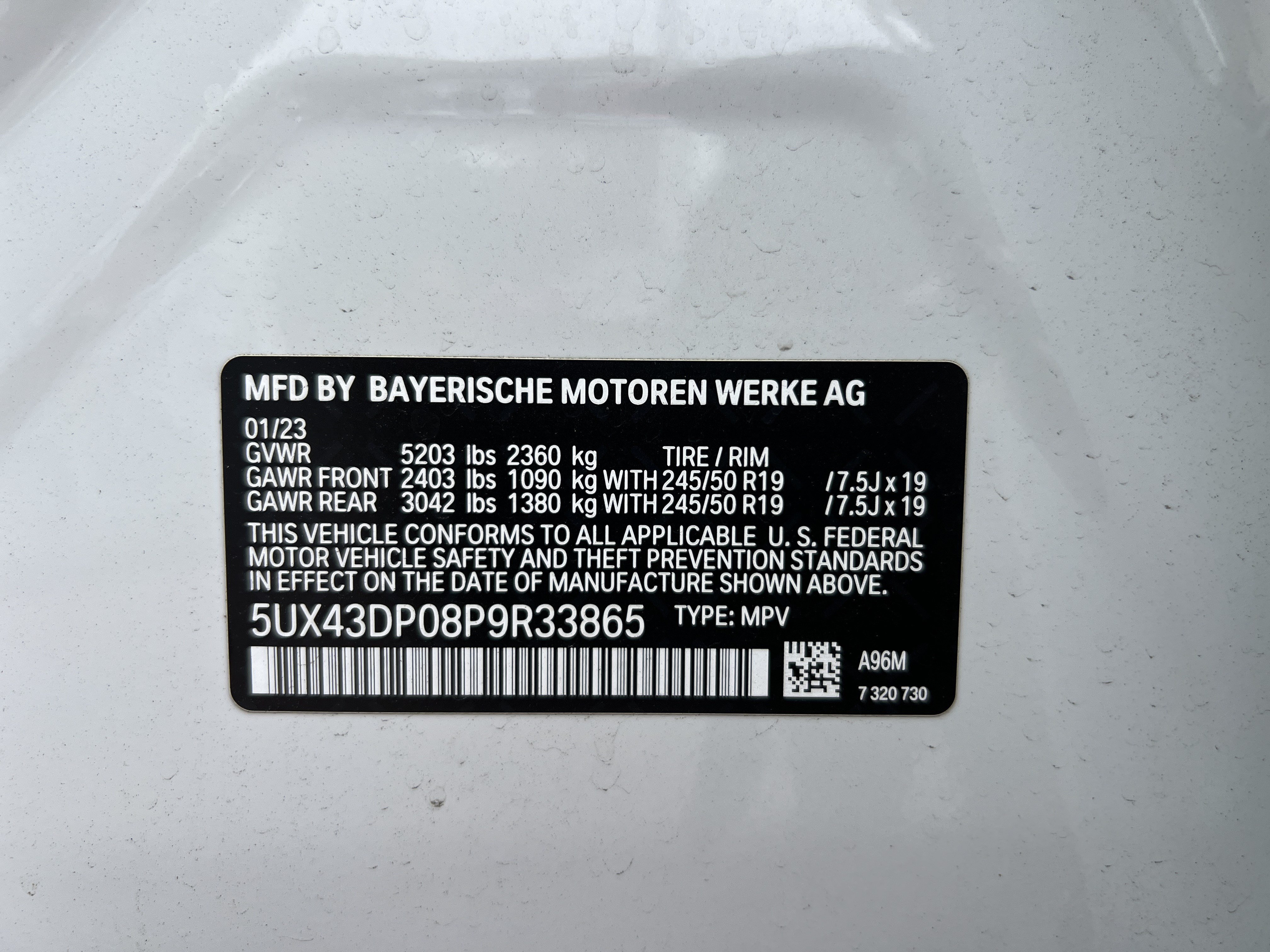 Certified 2023 BMW X3 sDrive30i w/ Premium Package RWD image 34