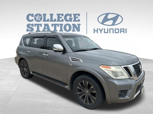 Used 2017 Nissan Armada Platinum w/ Captain Seat Package RWD image 3