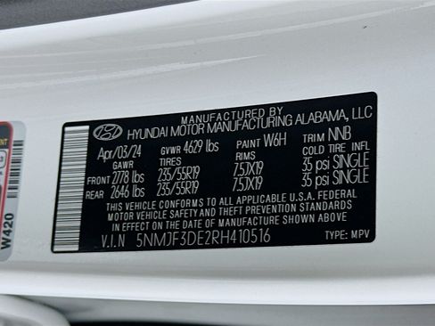 Used 2024 Hyundai Tucson SEL w/ Convenience Package FWD image 12