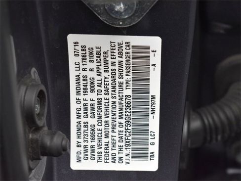Used 2016 Honda Civic LX image 32