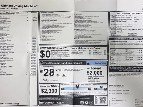 Used 2025 BMW X1 xDrive28i w/ Premium Package image 47