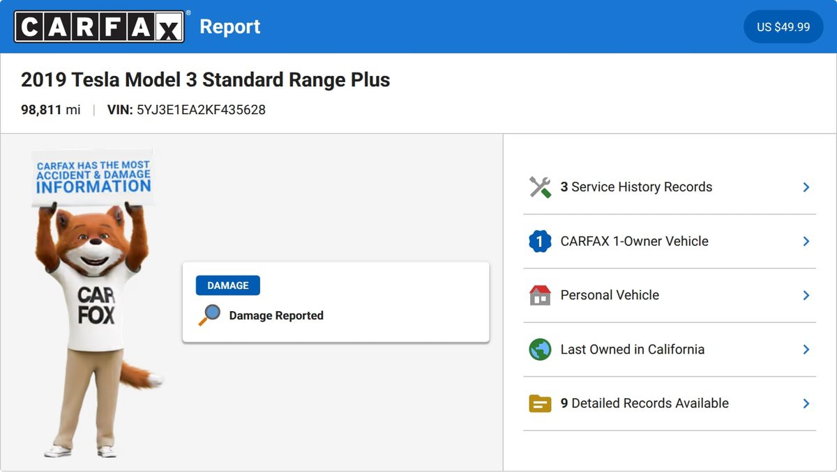 Used 2019 Tesla Model 3 Standard Range Plus RWD image 2