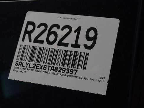 Used 2026 Land Rover Range Rover Velar Dynamic SE AWD/4WD image 33