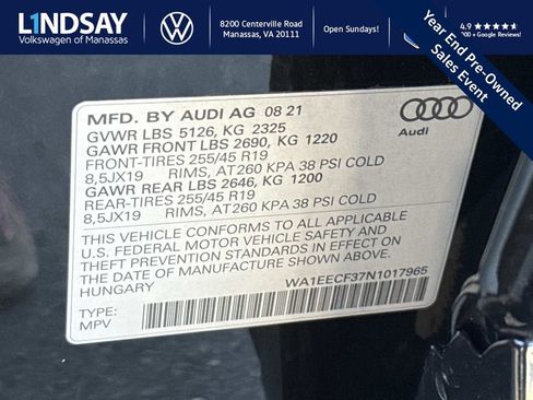 Used 2022 Audi Q3 2.0T Premium Plus w/ Premium Plus Package image 26