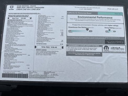 New 2026 RAM 3500 Longhorn image 47