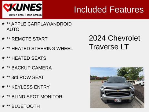 Used 2024 Chevrolet Traverse LT FWD image 2
