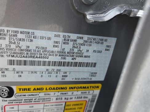 Used 2024 Ford Expedition Limited AWD/4WD image 17