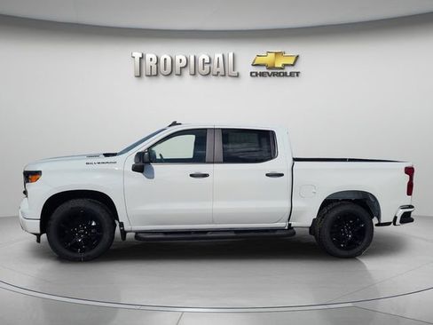 New 2026 Chevrolet Silverado 1500 Custom w/ Turbomax Blackout Package RWD image 2