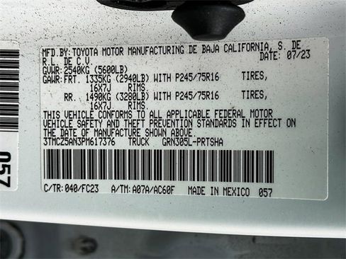Certified 2023 Toyota Tacoma SR5 image 30