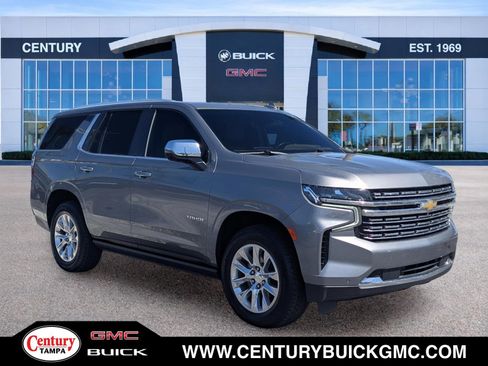 Used 2021 Chevrolet Tahoe Premier w/ Premium Package RWD image 1
