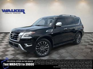 Used 2021 Nissan Armada Platinum w/ Captain's Chairs Package RWD video 1