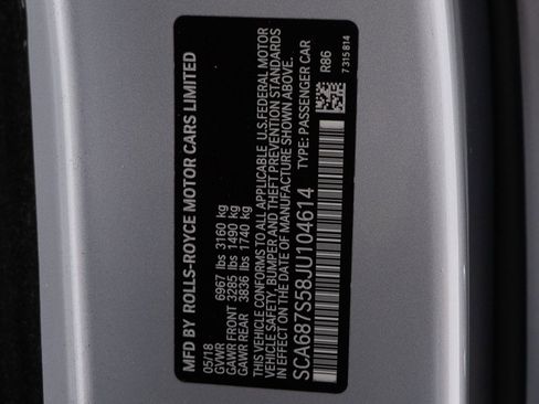 Certified 2018 Rolls-Royce Phantom Sedan image 56