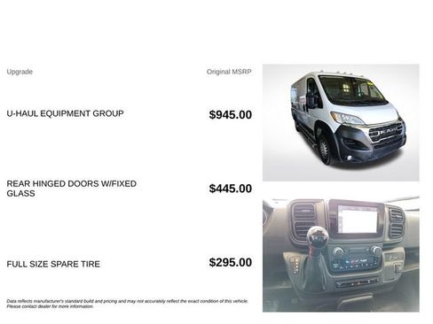 Used 2025 RAM ProMaster 2500 w/ U-Haul Equipment Group FWD image 3
