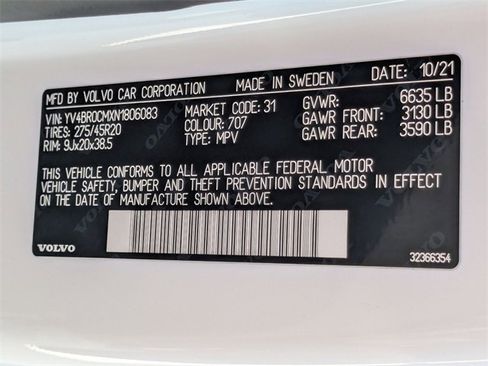 Used 2022 Volvo XC90 T8 R-Design w/ Advanced Package image 32