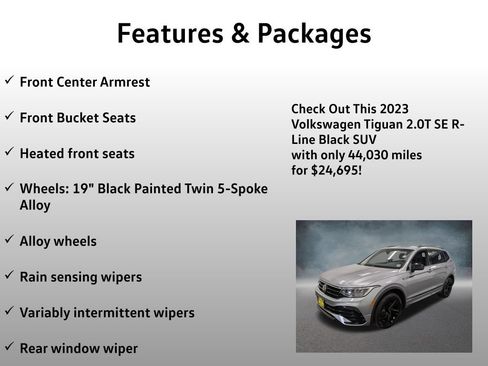 Used 2023 Volkswagen Tiguan SE R-Line AWD/4WD image 17