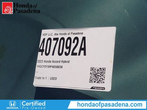 Certified 2023 Honda Accord Sport image 34