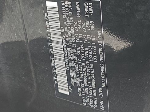 Used 2022 Subaru Ascent Limited image 45