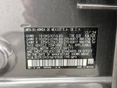 Used 2025 Honda HR-V LX image 11