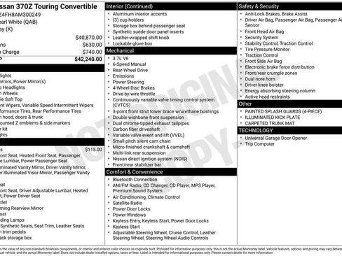 Used 2010 Nissan 370Z Touring image 27