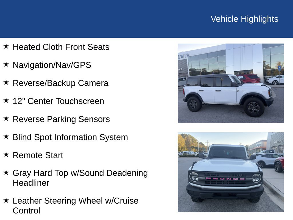 Used 2025 Ford Bronco Big Bend AWD/4WD image 5