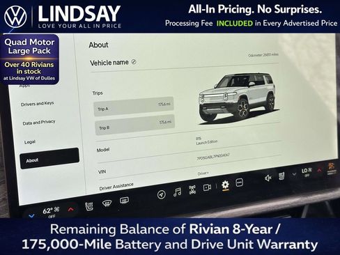 Used 2023 Rivian R1S Launch Edition AWD/4WD image 23