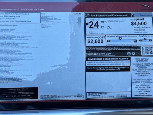 New 2026 Jaguar F-PACE R-Dynamic S image 30