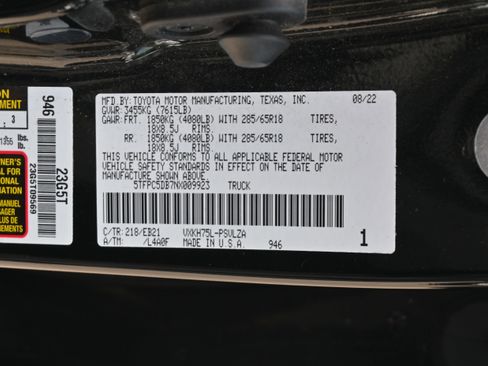 Used 2022 Toyota Tundra TRD Pro AWD/4WD image 17