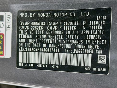 Used 2018 Honda Clarity Plug-In Hybrid image 12