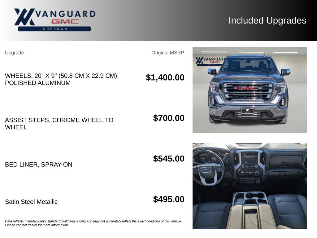 Used 2021 GMC Sierra 1500 SLT RWD image 9
