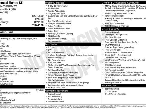 Certified 2025 Hyundai Elantra SE FWD image 20