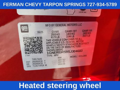 New 2025 Chevrolet Traverse LT w/ LPO, Illumination Package image 24