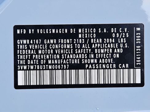 New 2026 Volkswagen Jetta SE image 18