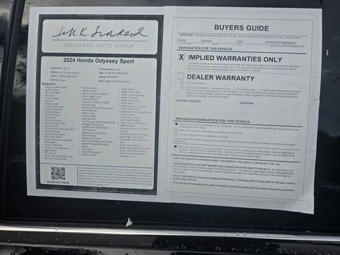 Used 2024 Honda Odyssey Sport image 19