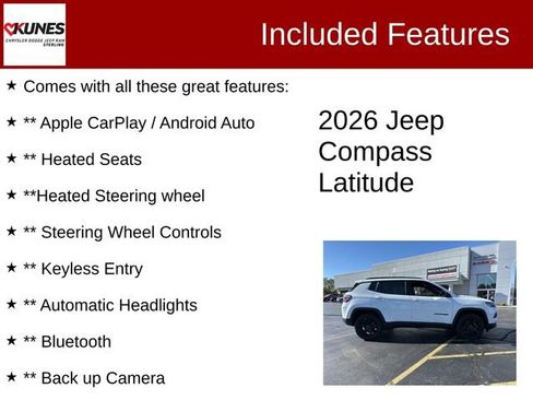New 2026 Jeep Compass Latitude image 4