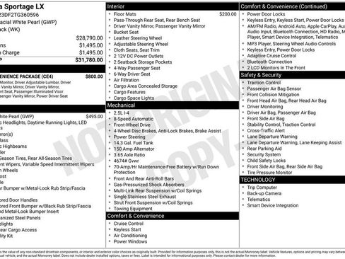 New 2026 Kia Sportage LX w/ LX Convenience Package image 4