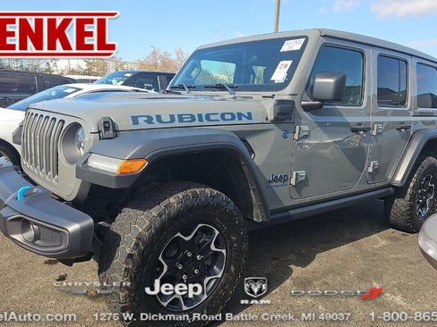 Used 2023 Jeep Wrangler Unlimited Rubicon 4xe w/ Cold Weather Group image 1