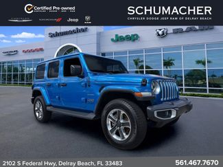 Certified 2022 Jeep Wrangler Unlimited Sahara w/ LED Lighting Group AWD/4WD video 1