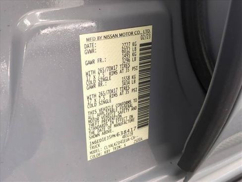 Used 2023 Nissan Frontier Pro-X w/ Pro Convenience Package RWD image 27