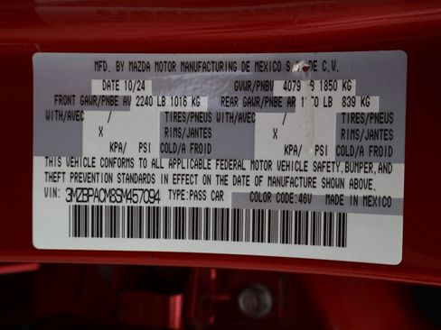 Used 2025 MAZDA MAZDA3 s FWD image 46